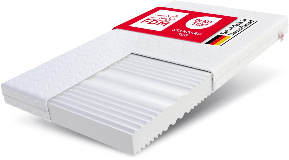 FDM matras 180 x 200 cm - koudschuim - hardheid H3/H4 - optimale ondersteuning - ShopVlot