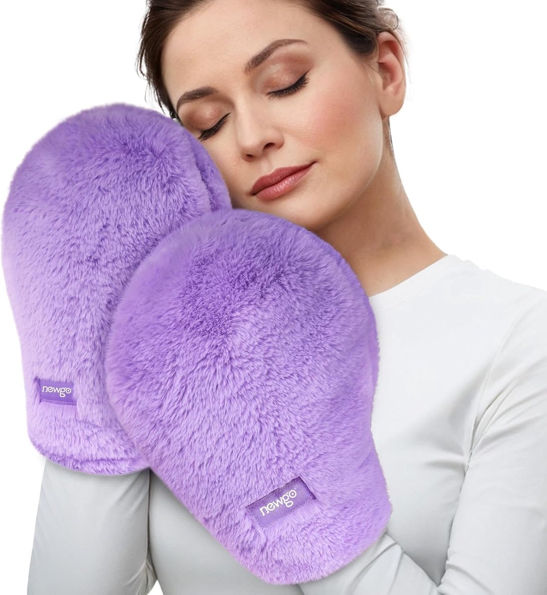 Warmtekussen handschoenen pols - korrelkussen - lila - perfect voor ontspanning - ShopVlot