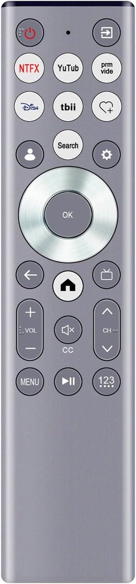 Afstandsbediening voor Hisense QLED TV - Universeel - Geschikt voor meerdere modellen - Gemakkelijk in gebruik - ShopVlot