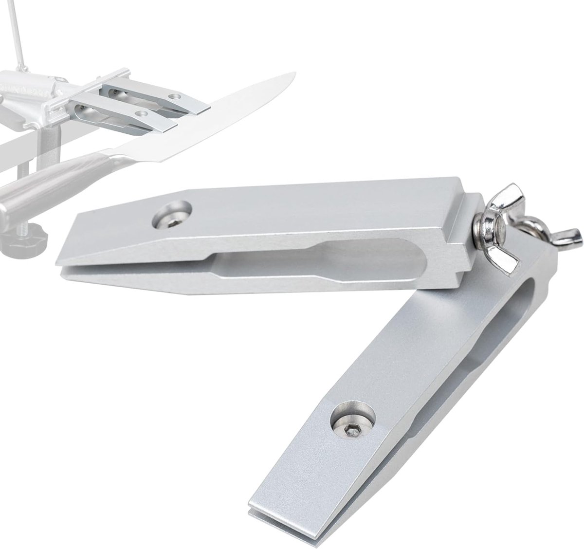 Mes klemmen voor RUIXIN PRO RX-009 - 2 stuks - 7075 T6 vliegtuig aluminium - voor precisieslijpen van dunne messen - ShopVlot