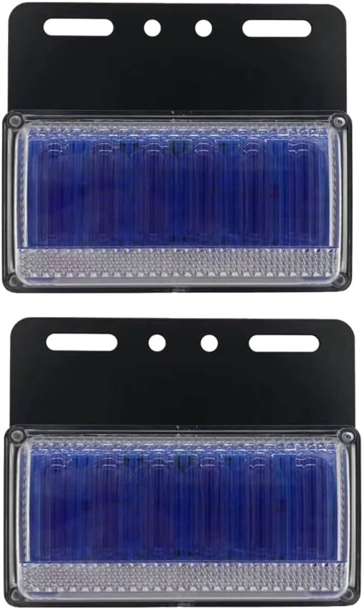 Truck LED Zijmarkerlichten 37 - Amber Blauw - Waterproof - 100.000 Uur Levensduur - ShopVlot