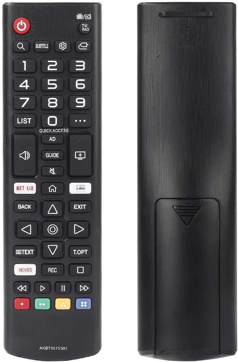 Vervangende afstandsbediening AKB75675311 - Geschikt voor LG TV modellen - Eenvoudig te gebruiken - ShopVlot