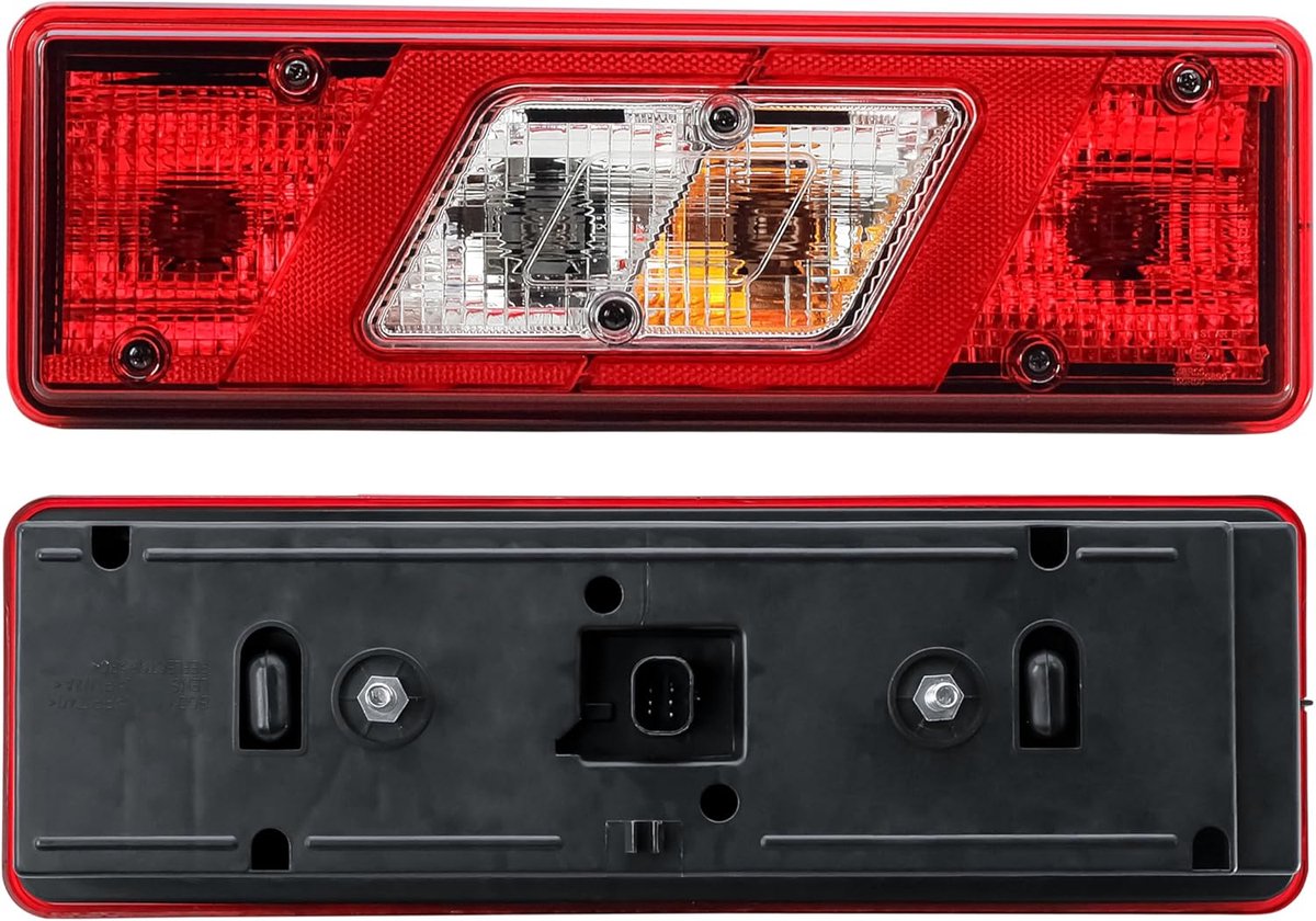 Achterlicht rechts achterpassagierszijde - Vervangend onderdeel - 12V verlichting - Geschikt voor Ford Transit MK8 V363 - ShopVlot