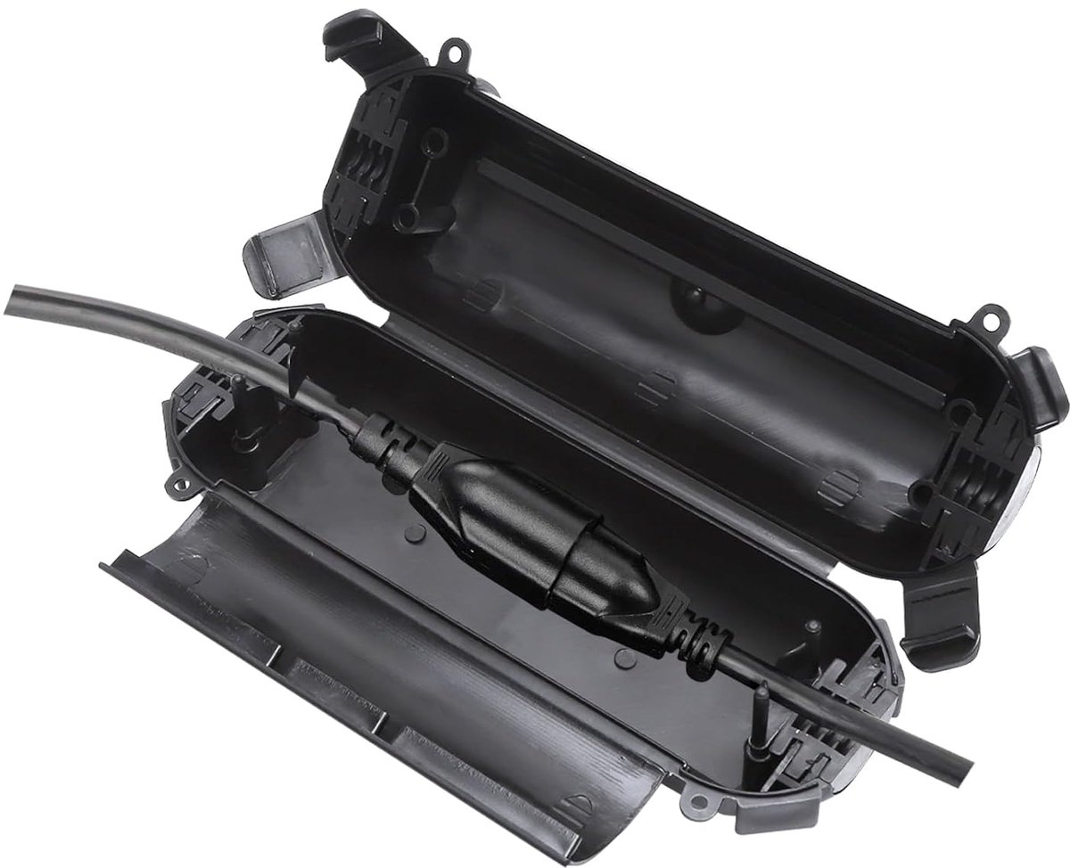 Outdoor kabelbox - waterdicht - robuust kunststof - bescherming voor verlengkabels - SnelShoppen
