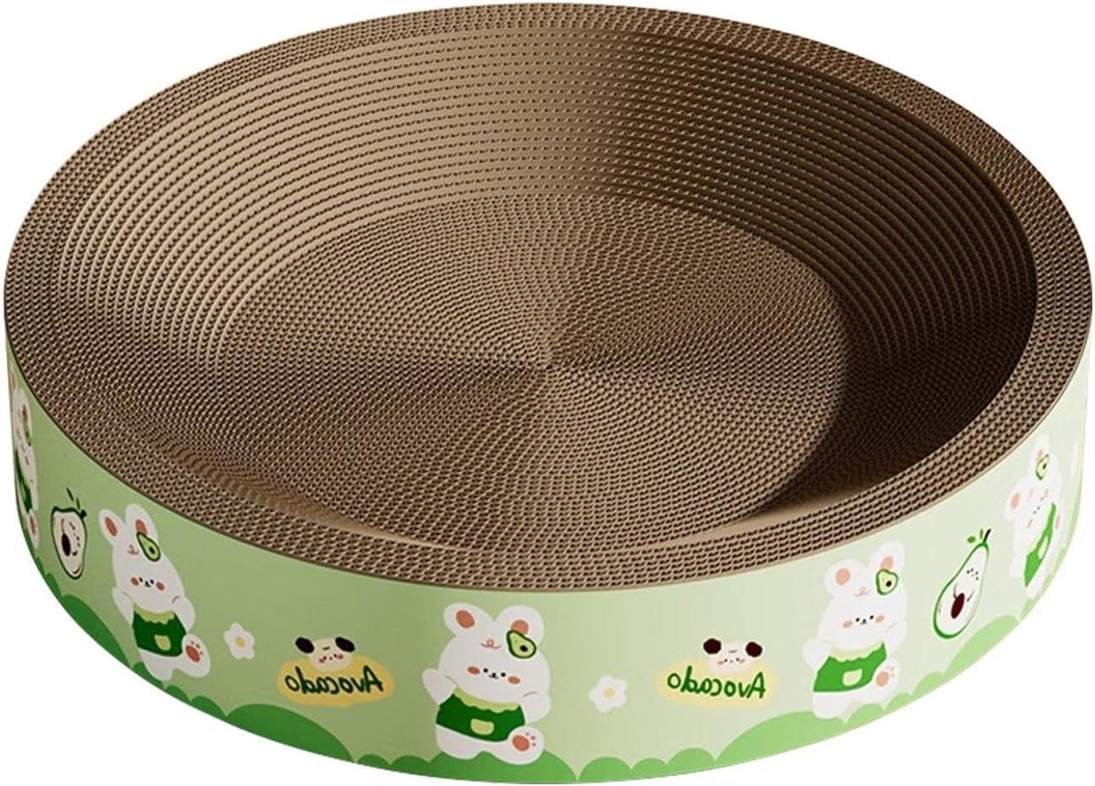 Krabpaal voor katten - Krabmeubel Karton - Katten Klauwen Scherp - Hoog Comfort Nest - 35x35x10 cm - Niet gespecificeerd