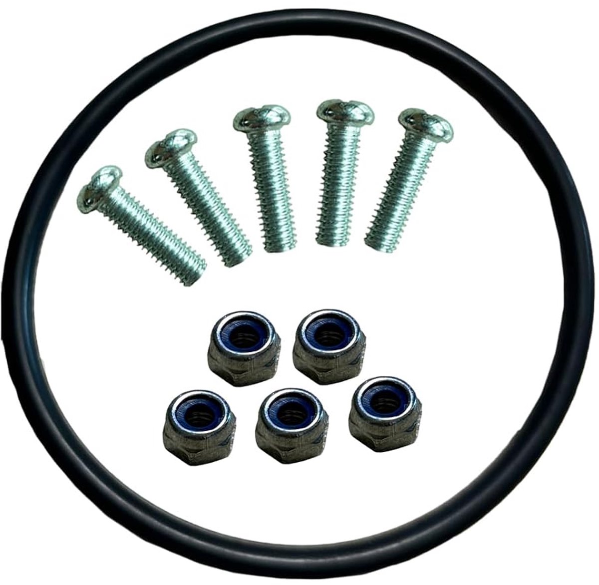 Sealing Ring met 1 schroef - zwarte rubberen ring - voor Intex Pure Spa pomp - vervangingskit - SnelShoppen