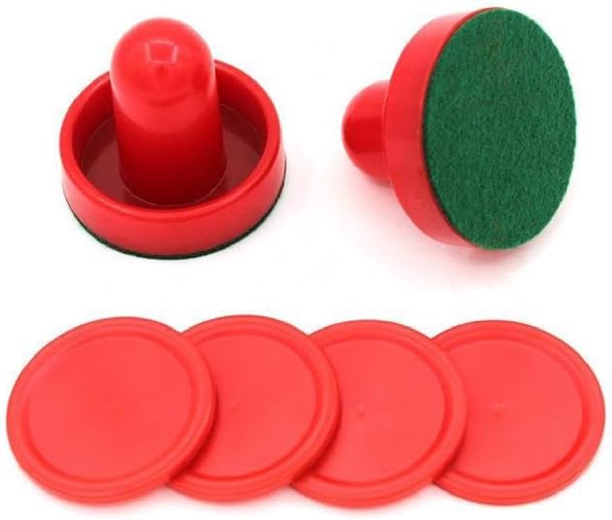 Air Hockey Paddle en Pucks Klein - Vervangingsaccessoires voor Kinderen - Ergonomisch Ontwerp - SnelShoppen