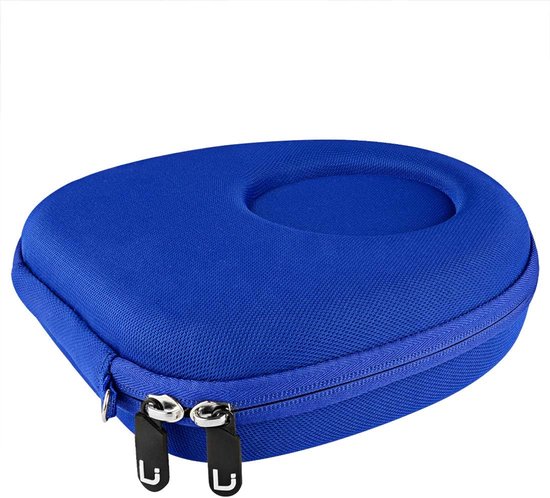 Draagtas voor hoofdtelefoon, compatibel met JBL T600BTNC, Live 400BT, Tune 500BT, T450BT, E45BT hoes, beschermende harde reistas met kabel, opladeropslag (blauw) — afbeelding 5