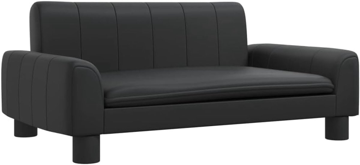 Kinderbank mini sofa kinderbank mini stoel kinderbed slaapstoel kinderstoel kinderbank stoel softsofa 70 x 45 x 30 cm (b x d x h), maximaal draagvermogen: 50 kg, zwart