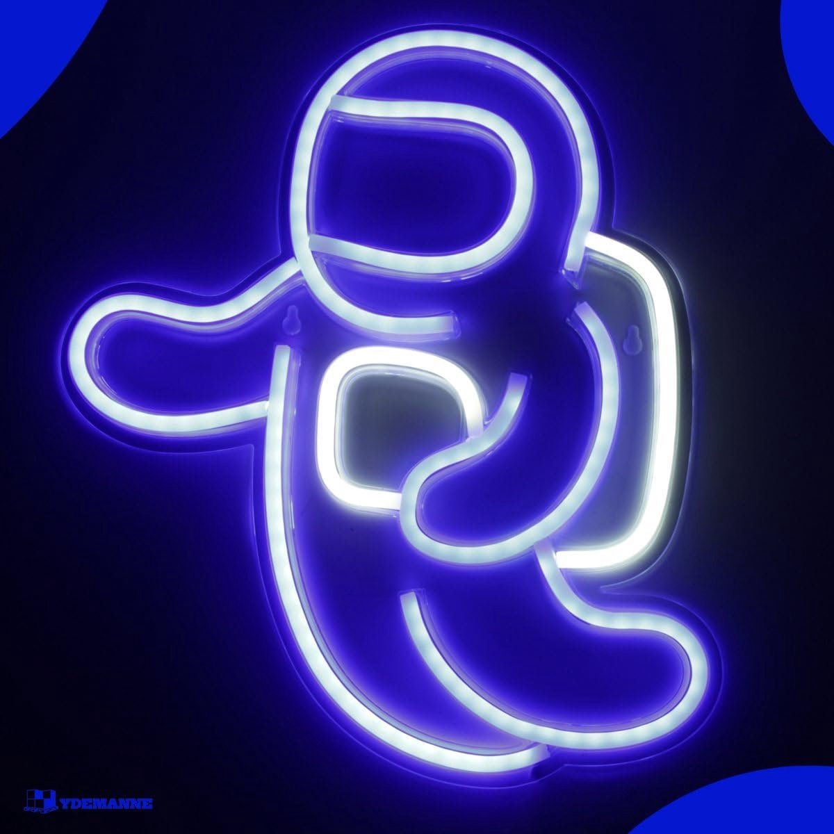 Neon lamp - Astronaut - Inclusief ophanghaken - Neonverlichting - Unieke sfeer voor elke kamer - SnelShoppen