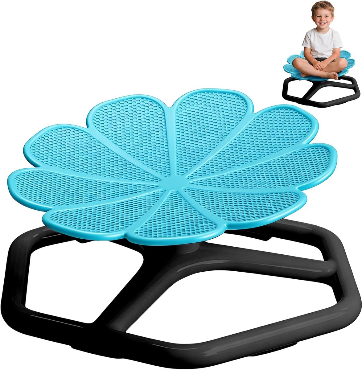 Sensory Spider Chair - ergonomische bloemenstoel - 360° draaibaar - veilig en leuk voor kinderen - ShopVlot