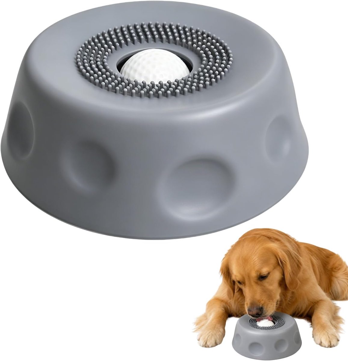 Lekbal voor honden - siliconen - anti-sling bak - ideaal voor puppy's en katten - ShopVlot