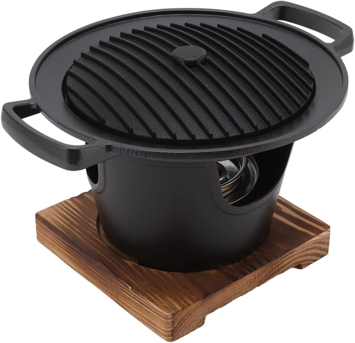 Hibachi Grill - Houtframe - Duurzaam en draagbaar - Perfect voor kamperen - ShopVlot