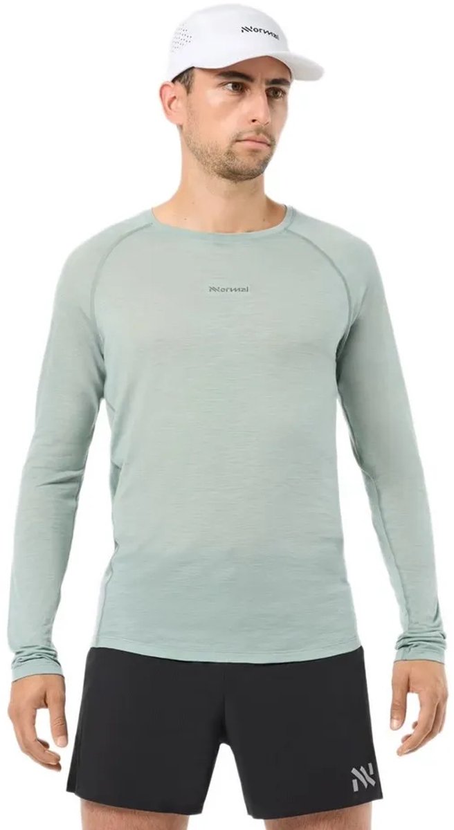 Nnormal Merino 02 T-shirt Met Lange Mouwen Blauw S Man