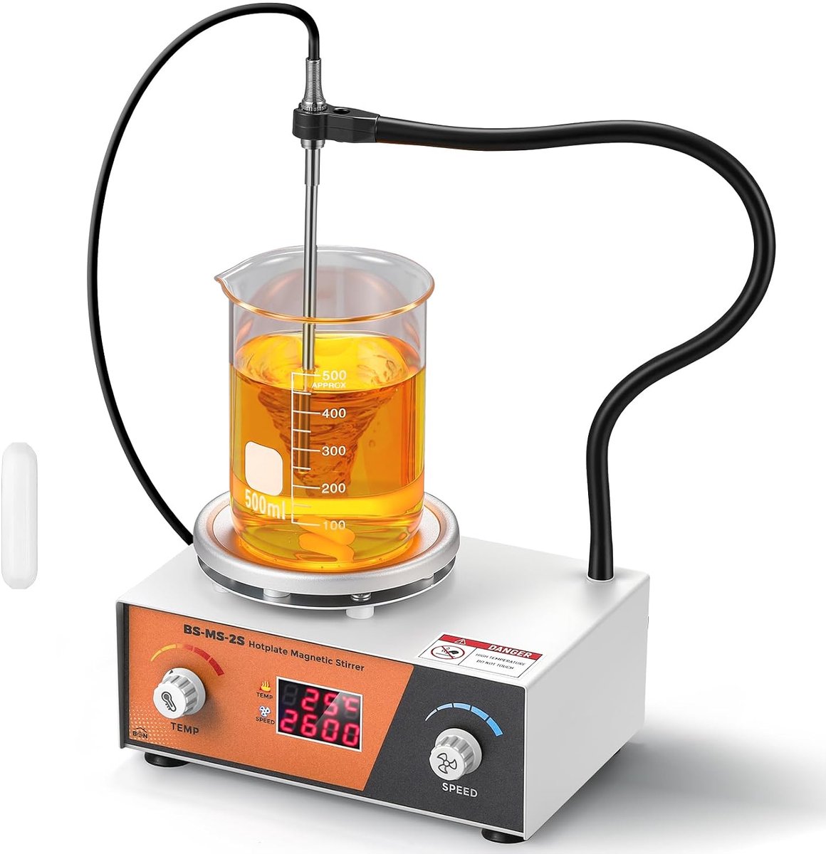 Magnetische Roerder met Verwarmplaat 2L - Digitale Weergave - Variabele Snelheid 700-2600 RPM - Ideaal voor Laboratoria - ShopVlot