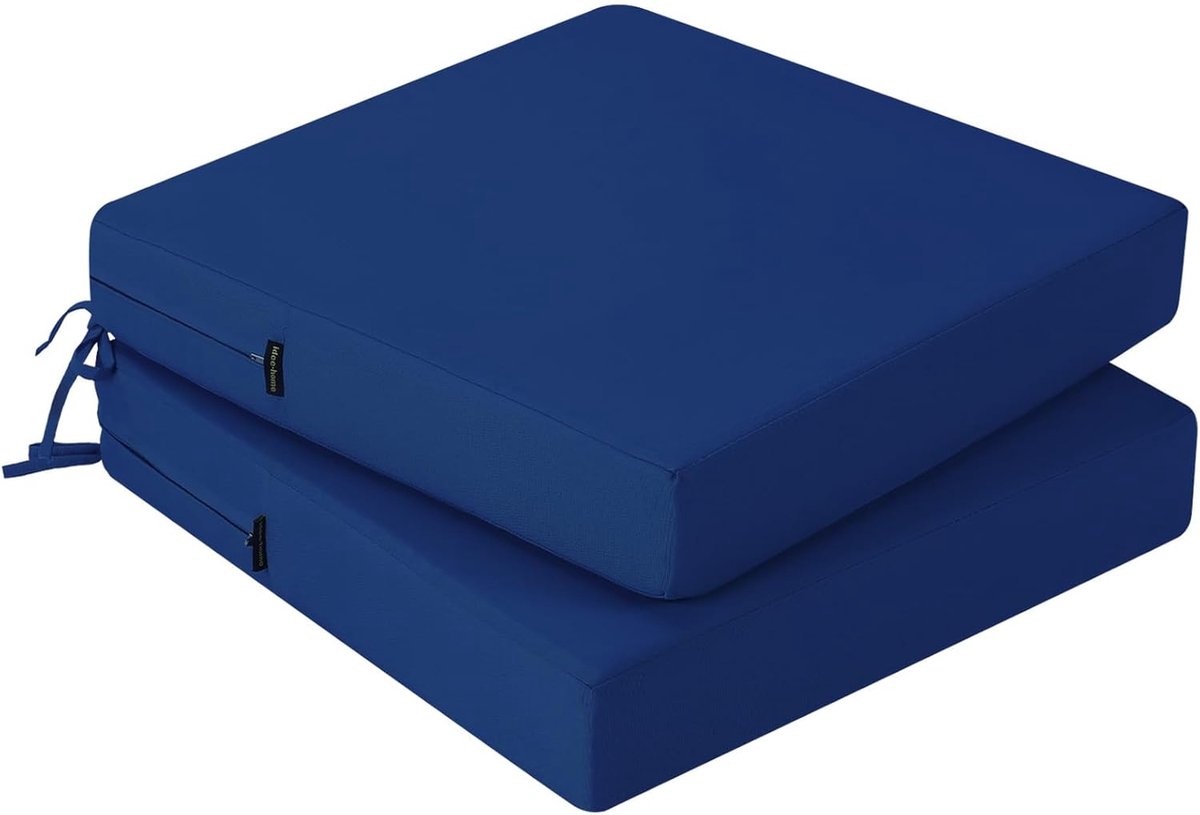 Tuinkussens 50 x 50 cm - Set van 2 - Waterdicht - Comfortabel traagschuim voor tuinmeubelen - ShopVlot