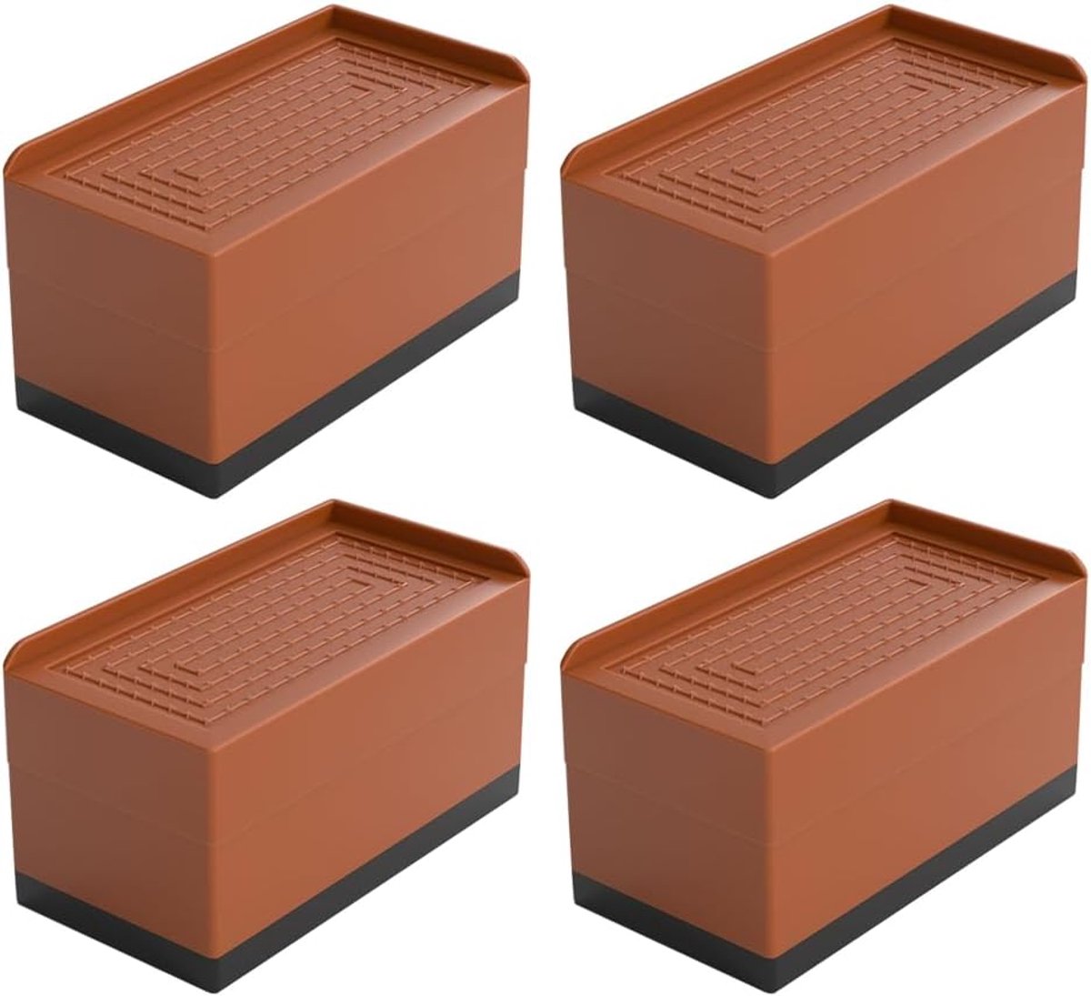 Meubelverhogers 7.5 cm - Hoogte verstelbaar - Stevig en schokabsorberend - Voor bed, tafel en bank - ShopVlot