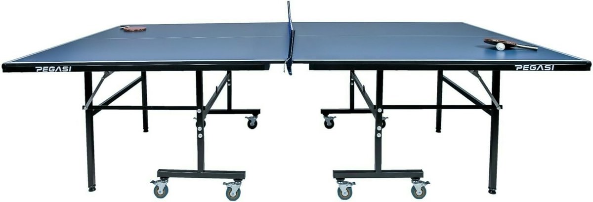 Tafeltennistafel Indoor 250 - Opvouwbaar - Geschikt voor intensief gebruik - Ideaal voor scholen en bedrijven - ShopVlot