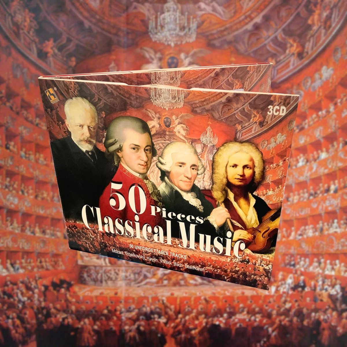 3CD klassieke muziek verzameling - Beethoven, Vivaldi, Mozart - Nocturnes en symfonieën - ShopVlot