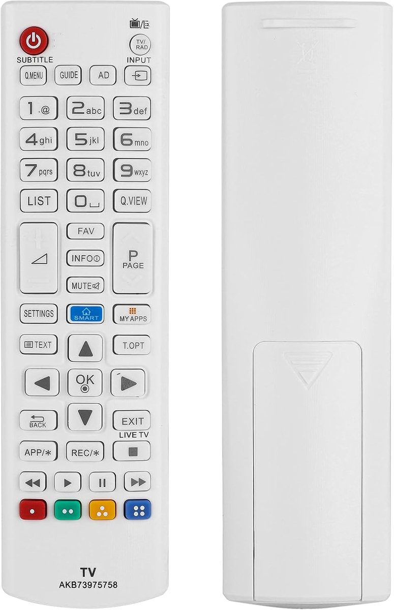 Afstandsbediening AKB73975758 - Vervangend voor LG Smart TV - Compatibel met diverse modellen - Eenvoudig in gebruik - ShopVlot