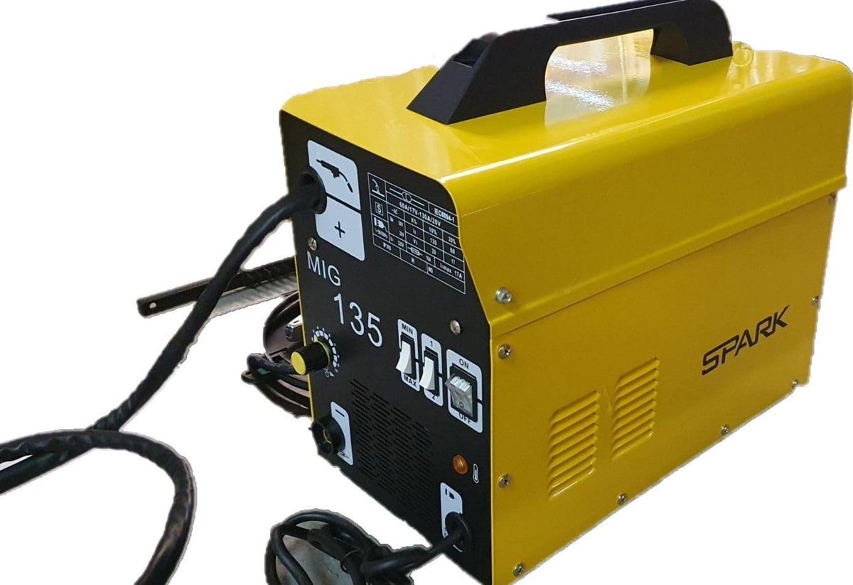 MIG lasapparaat 135A - combi 2-in-1 - met en zonder gas lassen - veelzijdig gebruik - ShopVlot