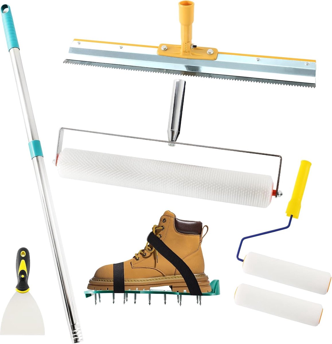 Zelfnivellerende Cement Gereedschapset - Professionele Ventilatiekit - Inclusief 11 mm Ventroller - ShopVlot