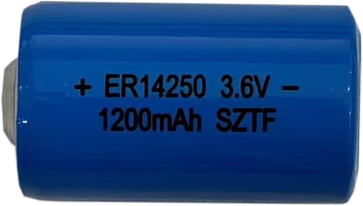 Vervangende batterij ER14250 UHE-ER14250-X - 1200mAh, 3,6V, Li-SOCl2 - hoogwaardig en duurzaam - ShopVlot