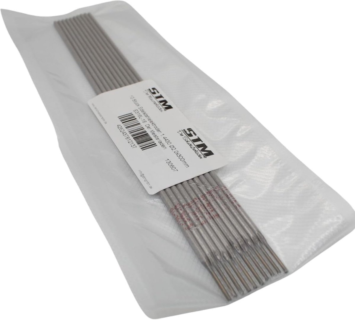 Laselektroden RVS V4A 1.4430 Ø 2 mm - Rutium omhulsel - Voor austenitisch staal - Tot +400 graden - ShopVlot