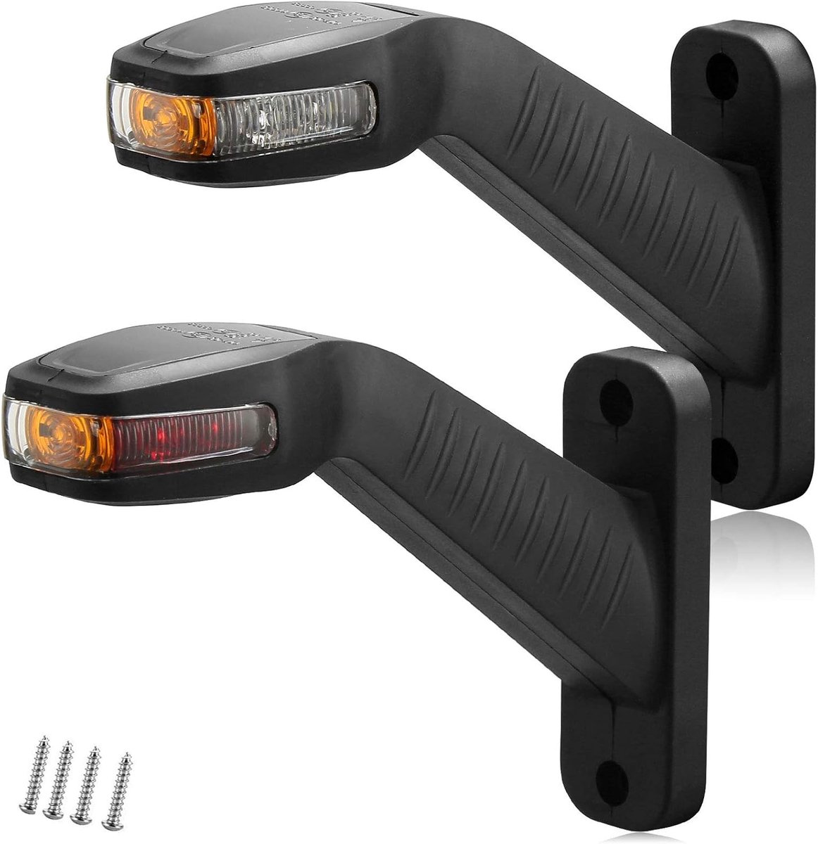 LED Markerlichten 12/24V - Rubber Handgreep - Waterproof - Ideaal voor Trailer en Van - ShopVlot