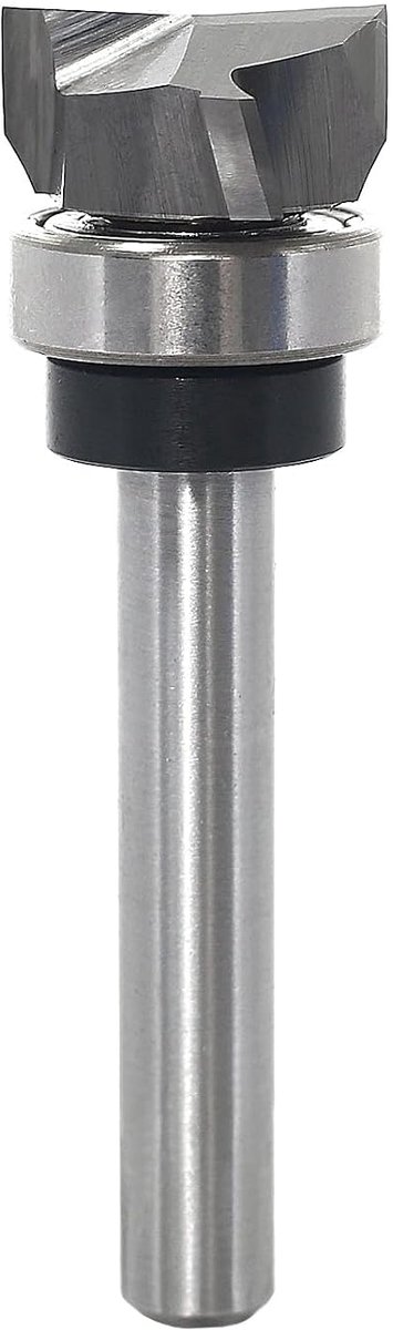 Spiraalsnijder 8mm schacht - 19mm snijdiameter - carbide en koolstofstaal - ideaal voor houtbewerking - ShopVlot