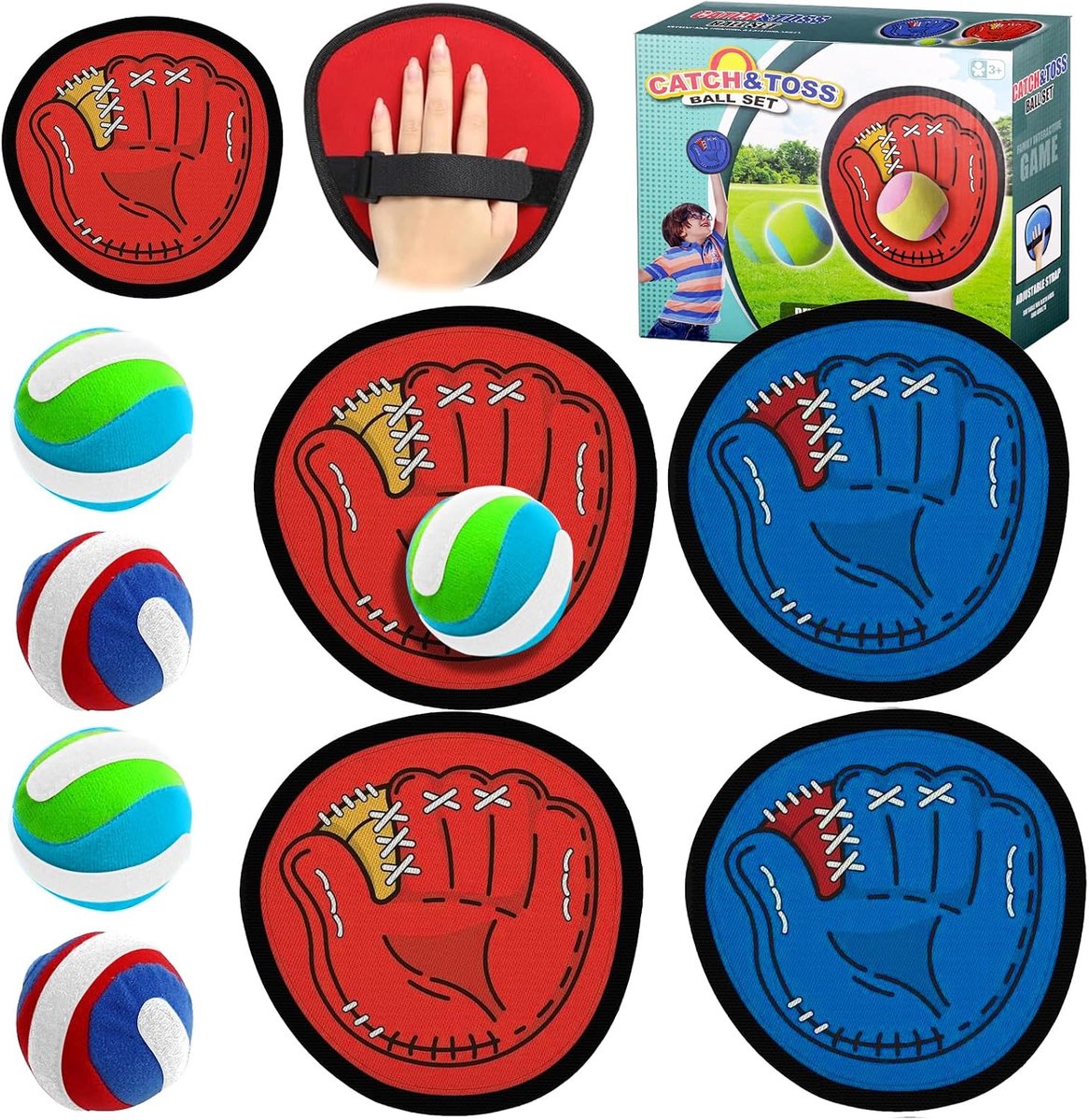 Kluiterbalspel Outdoor Spellen voor Kinderen 3-10 Jaar - 4 Kluiterscheiben - Educatief Speelgoed - ShopVlot