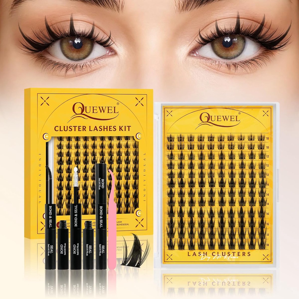 Wimperextensions set MIX 10-16 mm - Zachte en lichte pluche wimpers - Ideaal voor een natuurlijke look - ShopVlot