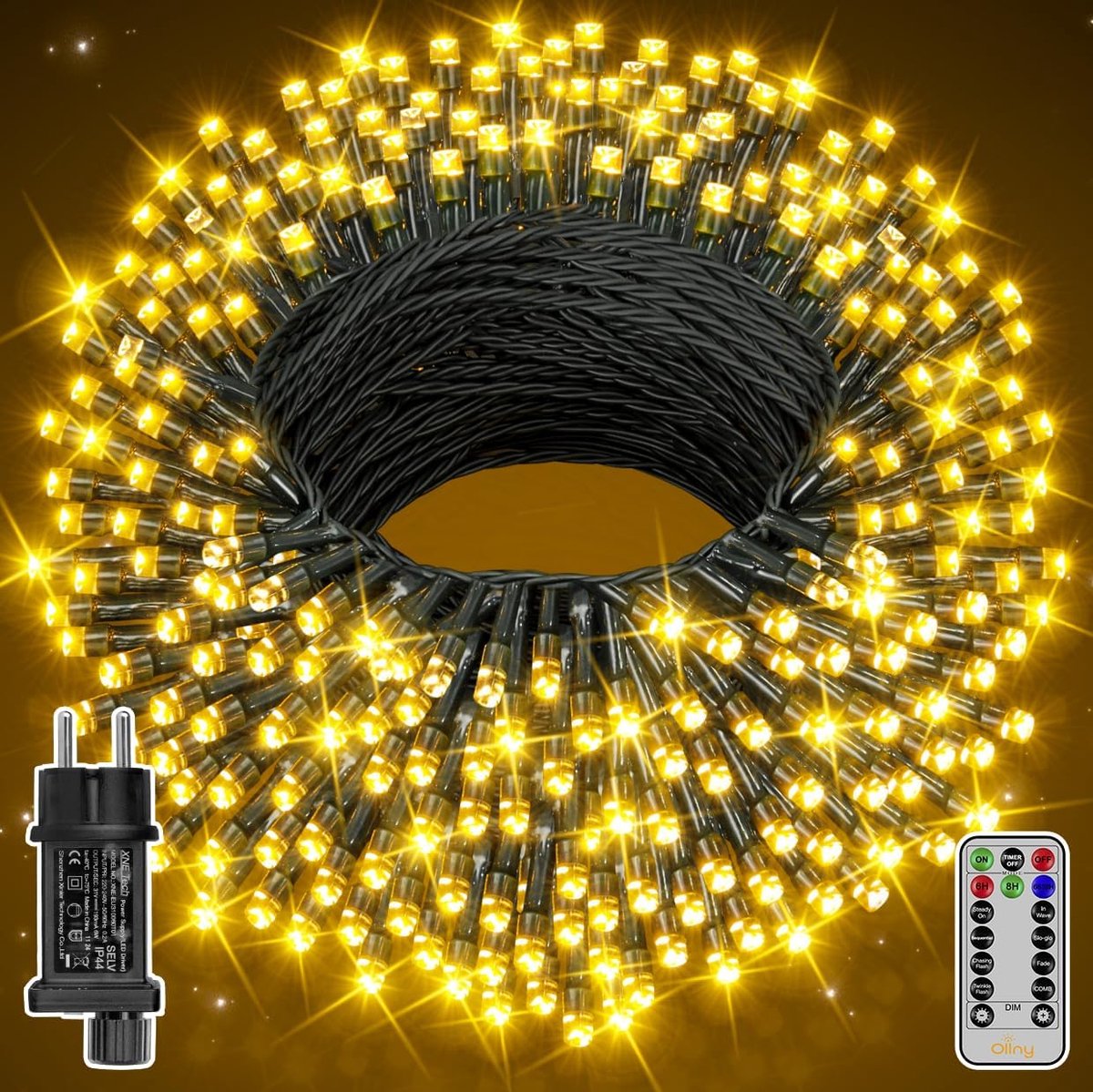Sfeerverlichting 20 m - 200 LED kerstverlichting - waterdicht - ideaal voor tuin of balkon - SnelShoppen