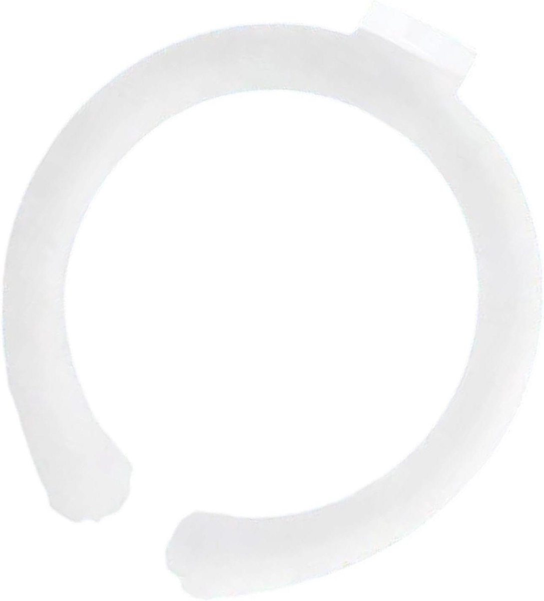Nekkoelring - Verkoelende Koeler - Hitte Verlichting - Ergonomisch Gebogen Ontwerp - 18 x 16 x 2 cm - Wit