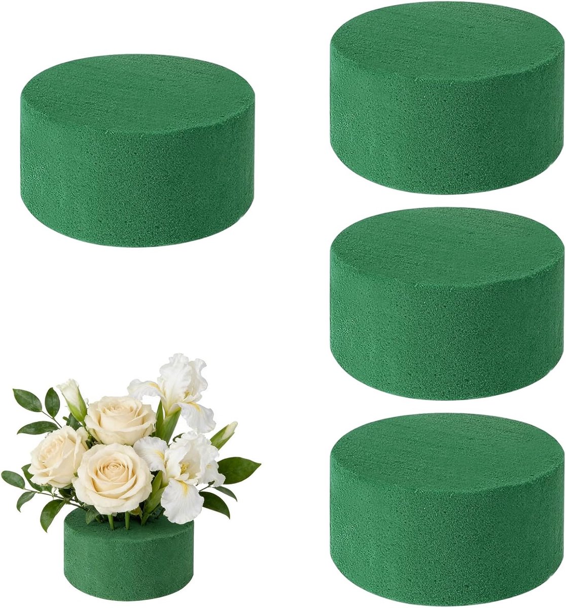 Bloemenschuim 10 x 4 cm - zeer sterk - onbreekbaar - ideaal voor feesten - SnelShoppen