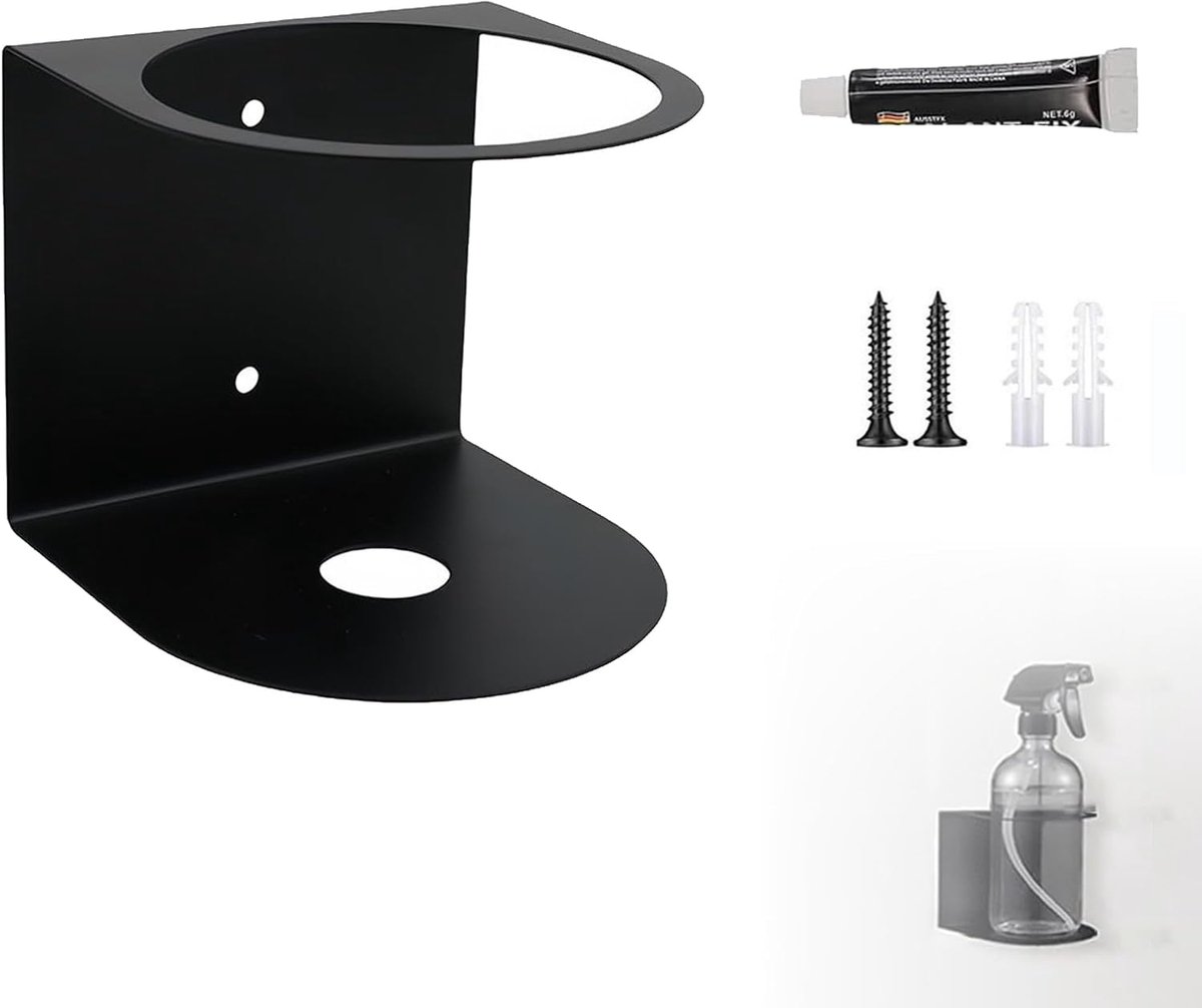 Aerosolhouder - Sprayfles opslagrek - Muurbevestiging - Ruimtebesparend voor garage - SnelShoppen