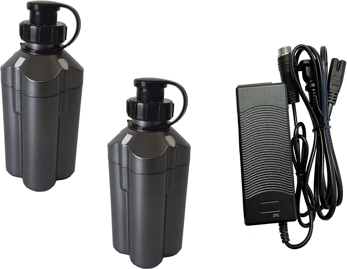 Replacement Battery Pack 2pcs BM2300 14.8V with Charger RB-CC4002 Compatible with Daiwa Cordless Fishing Reel Lithium - ShopVlot