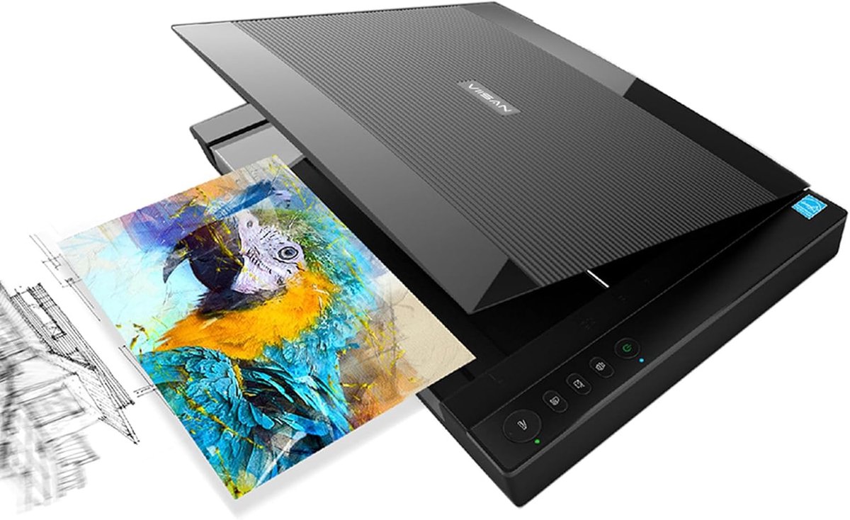 Viisan VF 3240, flatbed scanner DIN-A3. Max. resolution 2400x2400 DPI. Software for image editing and text - ShopVlot