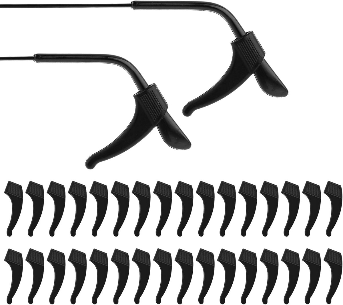 Zonnebril oorclips 16 paar - zachte silicone - comfortabele elastische retainer - voorkomt wegglijden - SnelShoppen