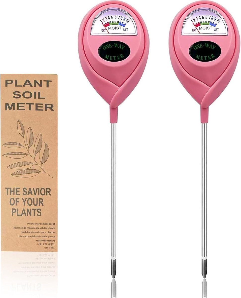bodemvochtigheidsmeter voor pot, vochtmeter voor planten en kamerplanten, eenvoudig het vocht van de aarde direct op de grond aflezen, premium gietindicator