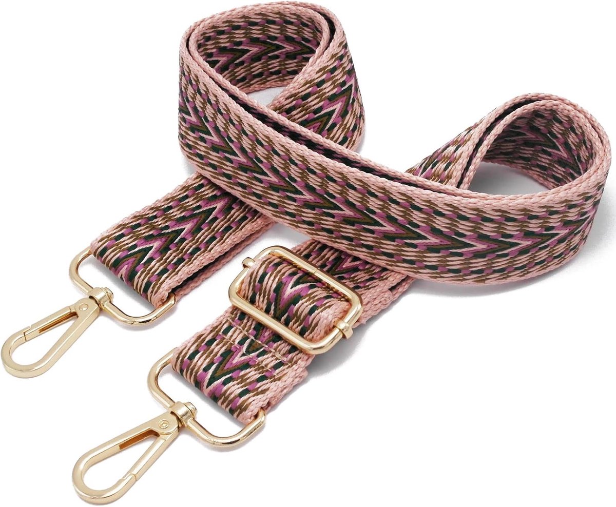 Schouderriem Voor Tassen Verstelbare Brede Schouderriem Tas Riem Handtas Tasriem Verstelbare Vervangende Draagriem Voor Dames Meisjes Meerkleurige 3.8cm C06