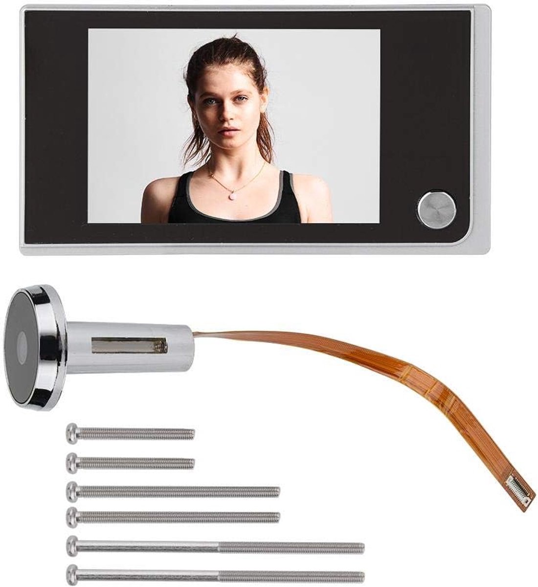 - 3,5 inch digitale LCD 120 graden kijkgaatje Viewer Foto Visuele Monitoring Elektronische cat Eye Camera