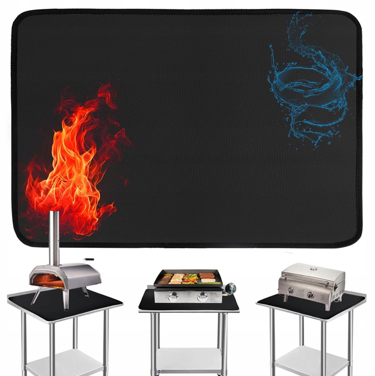 Hittebestendige Mat voor Keuken & Grill - Beschermt Oppervlakken
