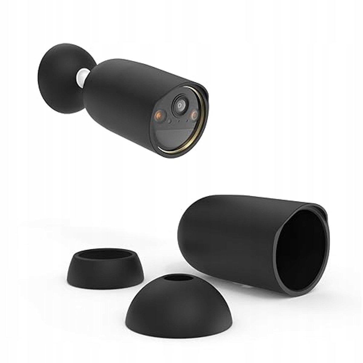Siliconen Hoes voor Tapo C460 KIT Camera - Zwart