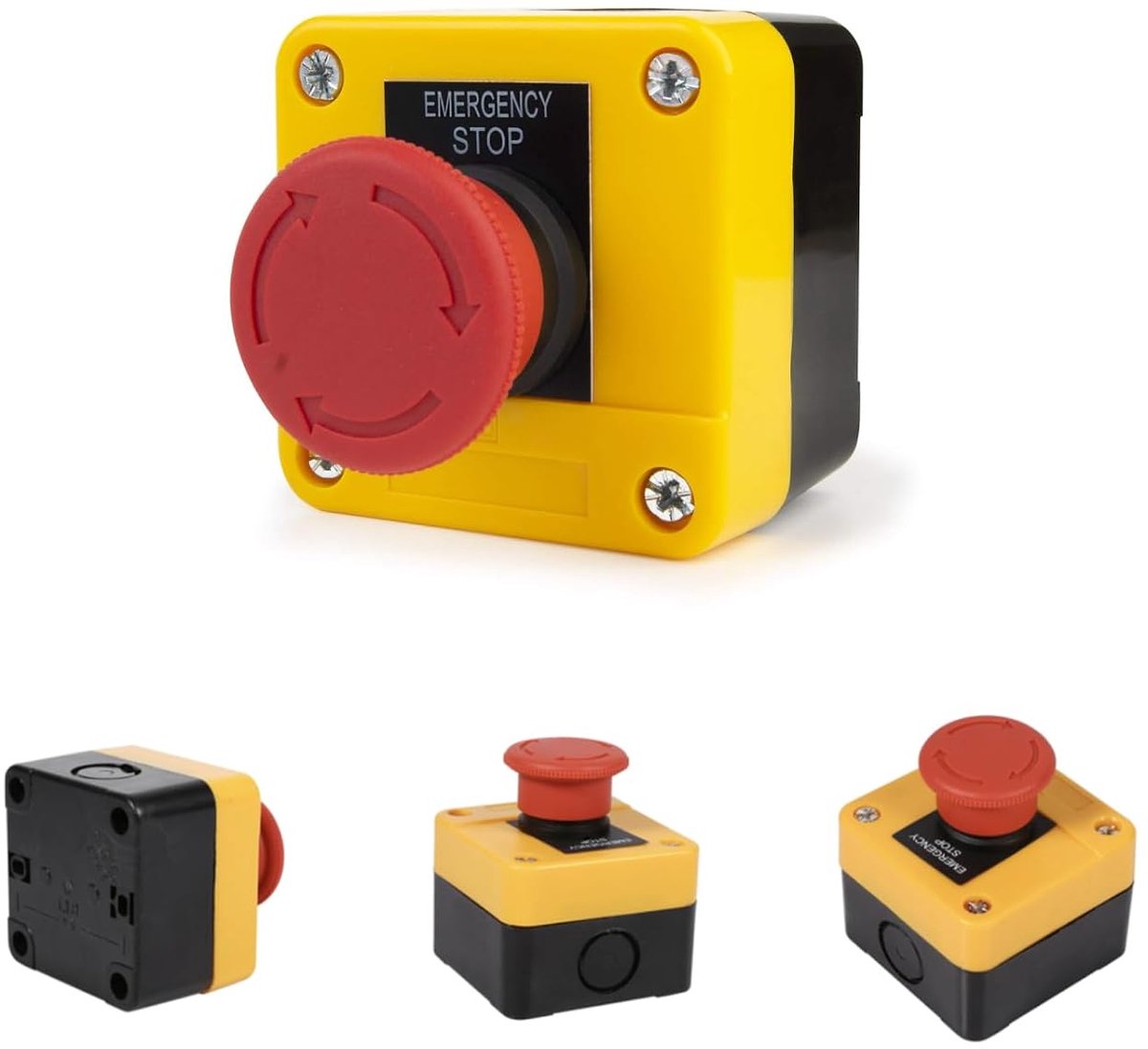 Noodstopknop IP65 - 110V~400V Waterdicht - Compact ontwerp - Betrouwbare noodstop - ShopVlot