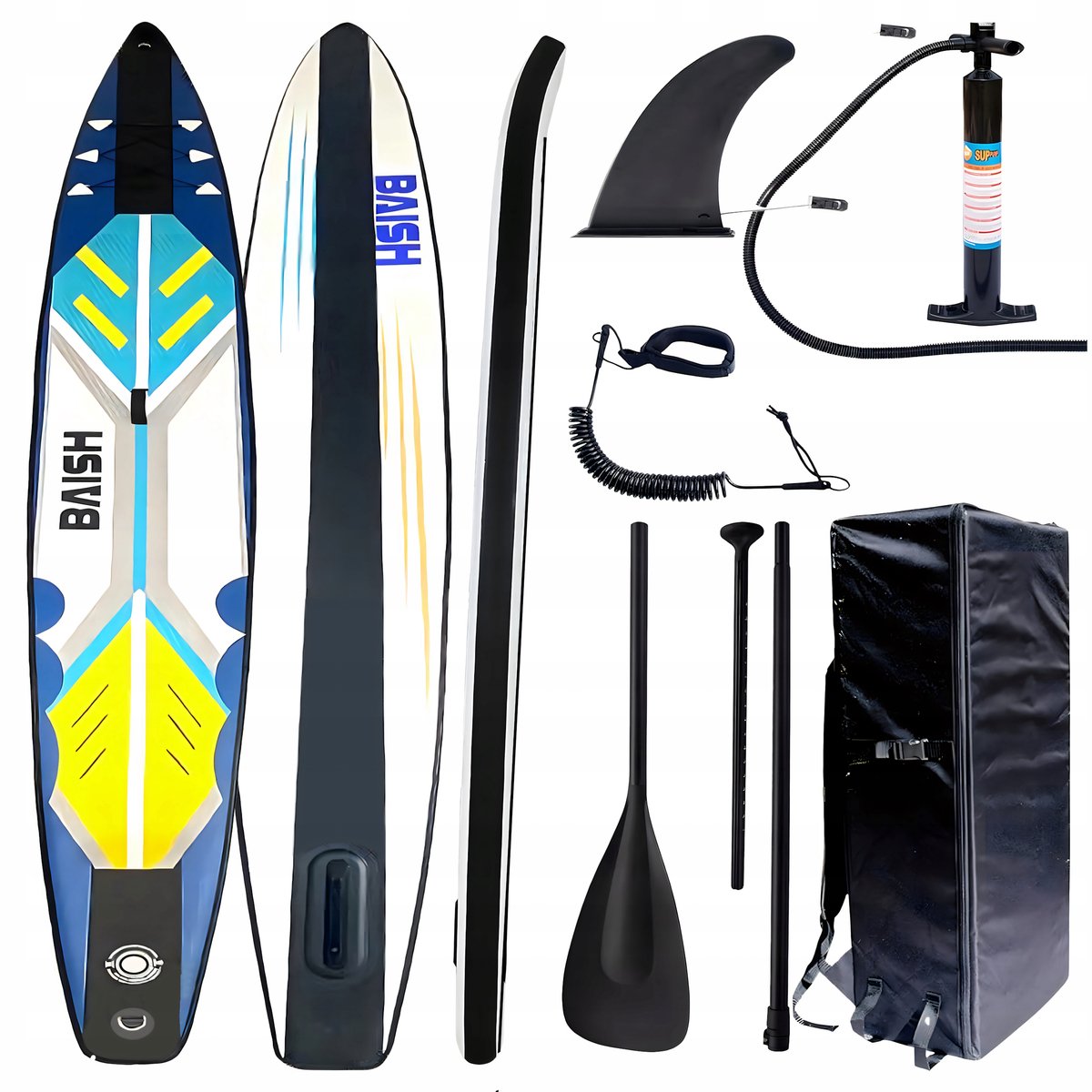 Opblaasbaar SUP-paddleboard 420 cm - Complete set voor waterplezier