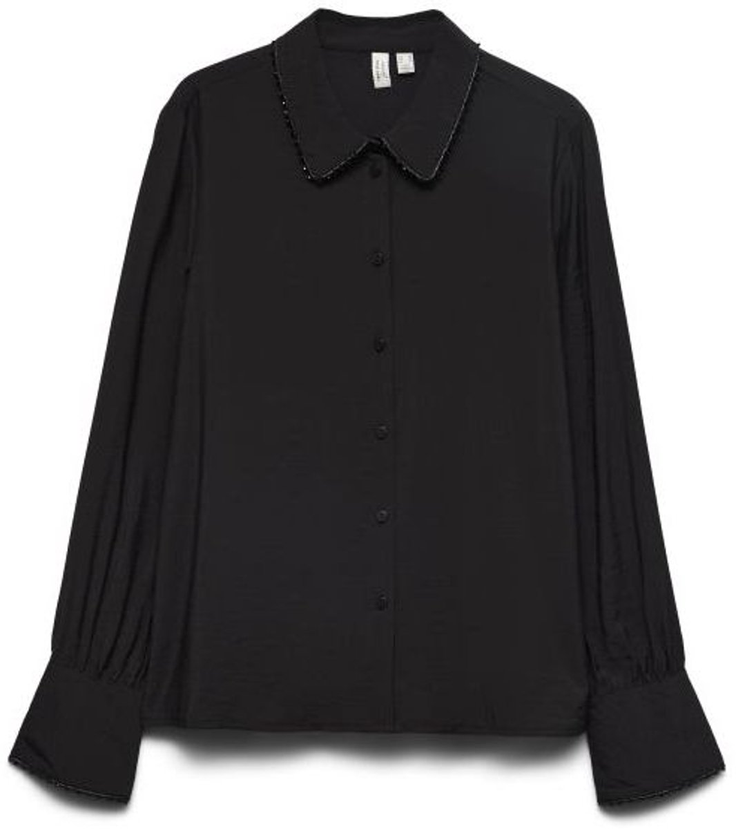 VERO MODA - VMLETINO L/S SHIRT WVN BTQ - Dames - Blouses
