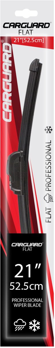 Universele Auto Ruitenwisser 52,5 cm (21") - Flexibel Staal & Natuurrubber, Compatibel met 95% van Automerken [55721N]