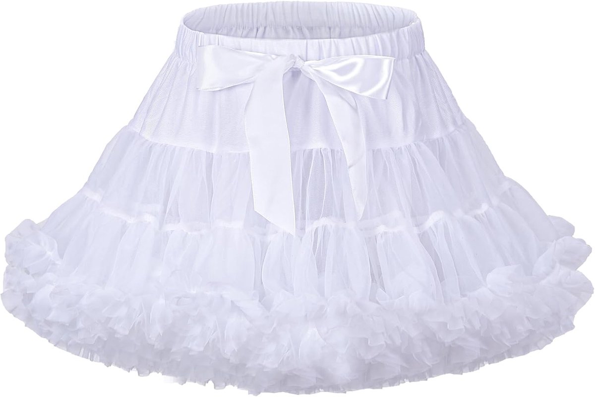 Meisjes Tutu Rok Peuter Ruffle Gelaagde Tule Rok Prinses Tutu Rok Kinderen Feestelijke Dansbel Minirok (0-10 Jaar)