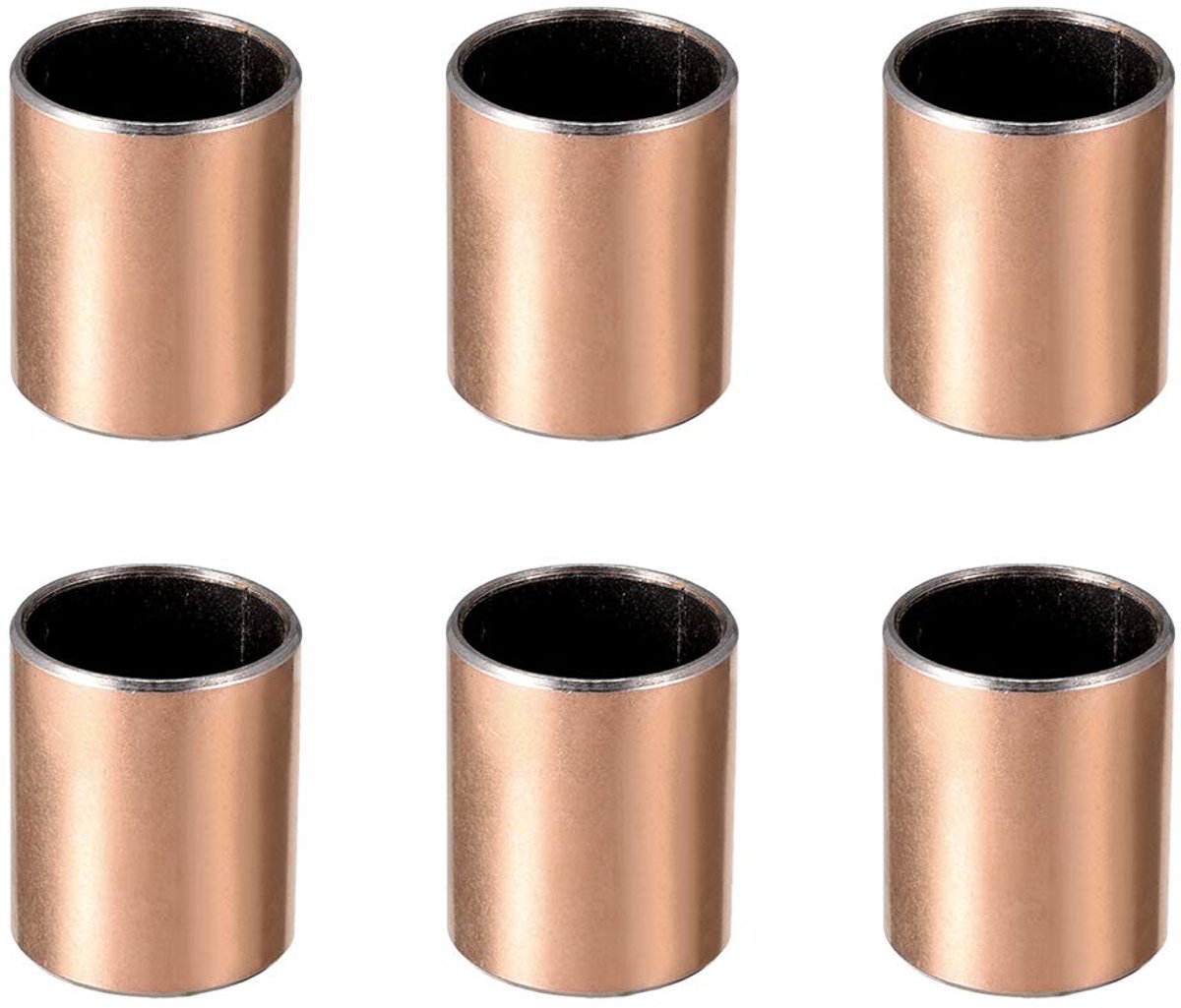 Lagers, ingehuld Oilless bussen 18 mm x 20 mm x 10 mm 2230 (22 * 25 * 30) Verpakking van 6 stuks.